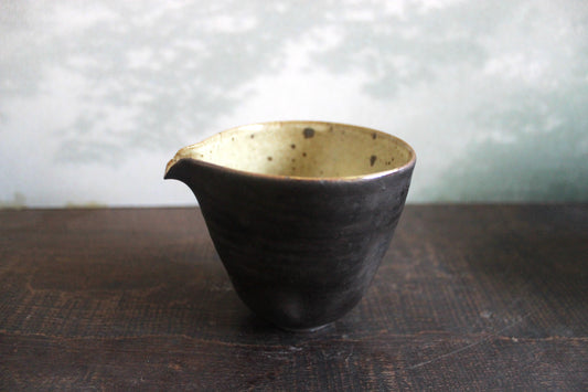 Gong Dao Bei (“Fairness cup"), handmade wood firing tea cup - Amber Sealed - Modern Chinese Jewelry & Craft