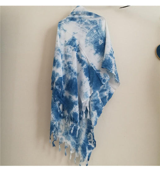 dali_tie_dye_cotton_handmade_scarf_shawl_back